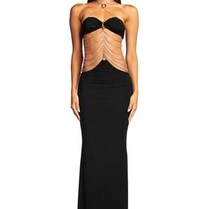Iamgia Philomena Top / Dress Set in black